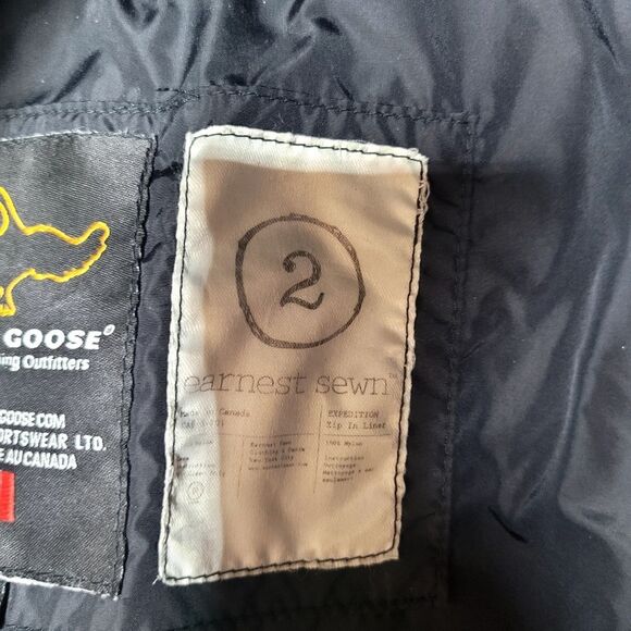 Canada Goose x Earnest Sewn 4565M Expedition Down Parka Jacket Fox Fur Size M - Picture 10 of 15